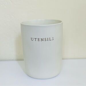 Hearth & Hand with Magnolia Utensil Holder in Sour Cream Color Stoneware, Rare